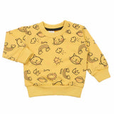 Newborn Girls Full Sleeves T-shirt - Mustard, Newborn Girls T-Shirts, Chase Value, Chase Value