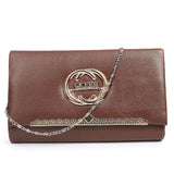 Women's Clutch - Dark Brown, Women, Bags And Wallets, Clutches, Chase Value, Chase Value