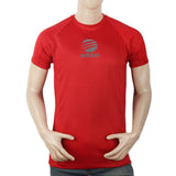 Men's Half Sleeves Round Neck T-Shirt - Red, Men, T-Shirts And Polos, Chase Value, Chase Value