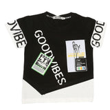 Boys Half Sleeves T-Shirt - Black, Kids, Boys T-Shirts, Chase Value, Chase Value