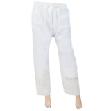 Women's Trouser Bottom Lace With Dori - White, Women, Pants & Tights, Chase Value, Chase Value