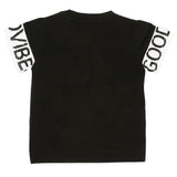 Boys Half Sleeves T-Shirt - Black, Kids, Boys T-Shirts, Chase Value, Chase Value