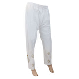 Women's Slick Self Print Trouser - White, Women, Pants & Tights, Chase Value, Chase Value