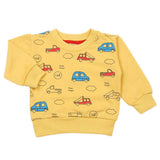 Newborn Boys Full Sleeves T-shirt - Yellow, Newborn Boys Shirts & T-Shirts, Chase Value, Chase Value