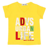 Boys Half Sleeves T-Shirt - Yellow, Kids, Boys T-Shirts, Chase Value, Chase Value