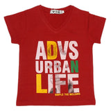 Boys Half Sleeves T-Shirt - Maroon, Kids, Boys T-Shirts, Chase Value, Chase Value