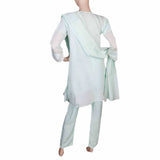 Women's Fancy 3 Piece Suit - Cyan, Women, Shalwar Suits, Chase Value, Chase Value
