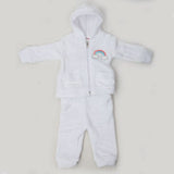 Newborn Boys Full Sleeves Suit - White, Kids, NB Boys Sets And Suits, Chase Value, Chase Value