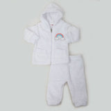 Newborn Boys Full Sleeves Suit - White, Kids, NB Boys Sets And Suits, Chase Value, Chase Value