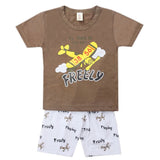 Boys Half Sleeves Short Suit - Olive Green, Kids, Boys Sets And Suits, Chase Value, Chase Value
