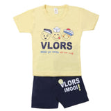 Boys Half Sleeves Short Suit - Yellow, Kids, Boys Sets And Suits, Chase Value, Chase Value