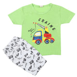 Boys Half Sleeves Short Suit - Green, Kids, Boys Sets And Suits, Chase Value, Chase Value