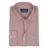 Men's Formal Stripe Shirt - Peach, Men's Shirts, Chase Value, Chase Value