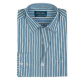 Men's Formal Stripe Shirt - Sky Blue, Men's Shirts, Chase Value, Chase Value