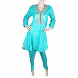 Women's Fancy Cotton 2 Piece Suit - Sea Green, Women, Shalwar Suits, Chase Value, Chase Value
