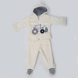 Newborn Boys Full Sleeves Suit - Off White, Kids, NB Boys Sets And Suits, Chase Value, Chase Value