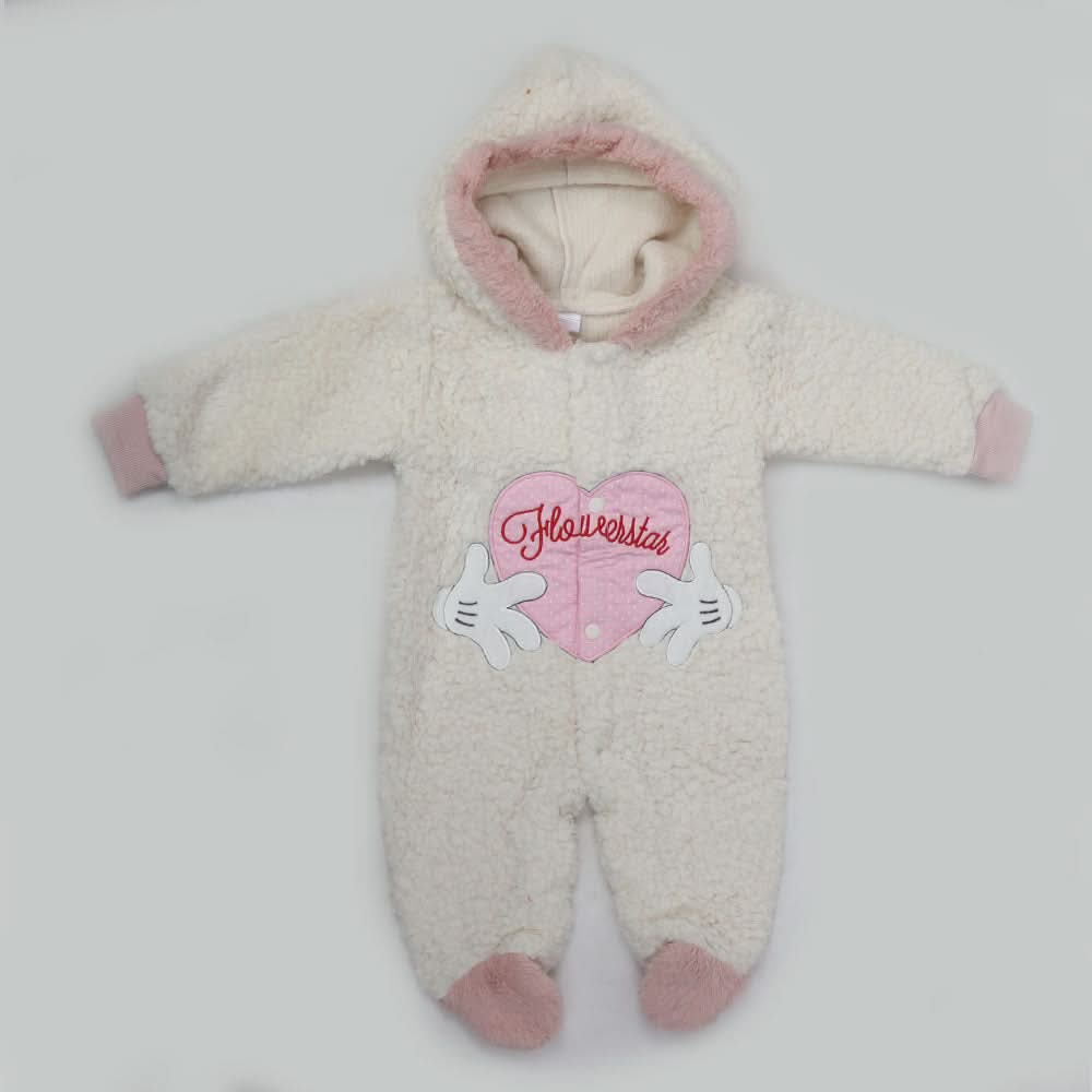 Newborn Unisex Full Sleeves Romper - Fawn, Kids, NB Boys Rompers, Chase Value, Chase Value