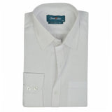 Men's Formal Chambray Shirt - White, Men's Shirts, Chase Value, Chase Value