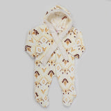 Newborn Unisex Full Sleeves Romper - Yellow, Kids, NB Boys Rompers, Chase Value, Chase Value