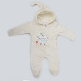 Newborn Unisex Full Sleeves Romper - Fawn, Kids, NB Boys Rompers, Chase Value, Chase Value