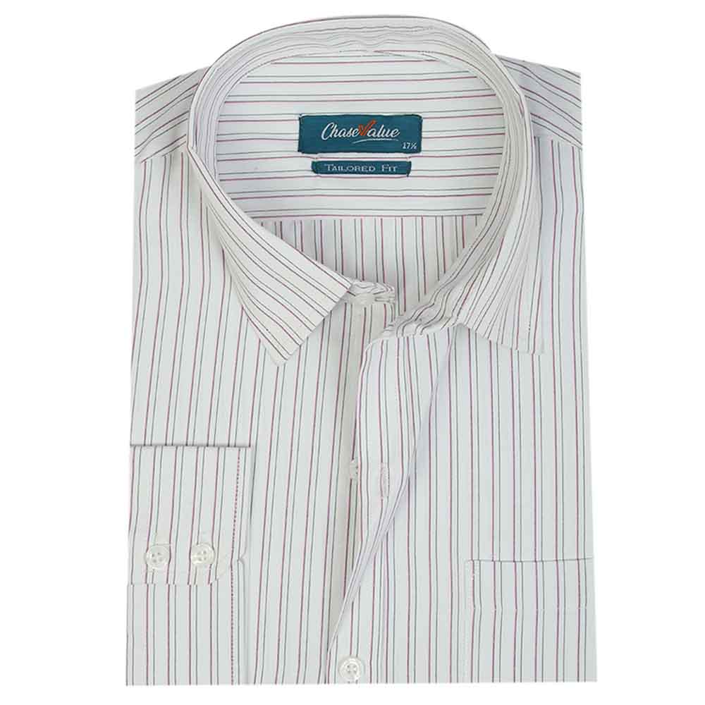 Men's Formal Stripe Shirt - Light Purple, Men's Shirts, Chase Value, Chase Value