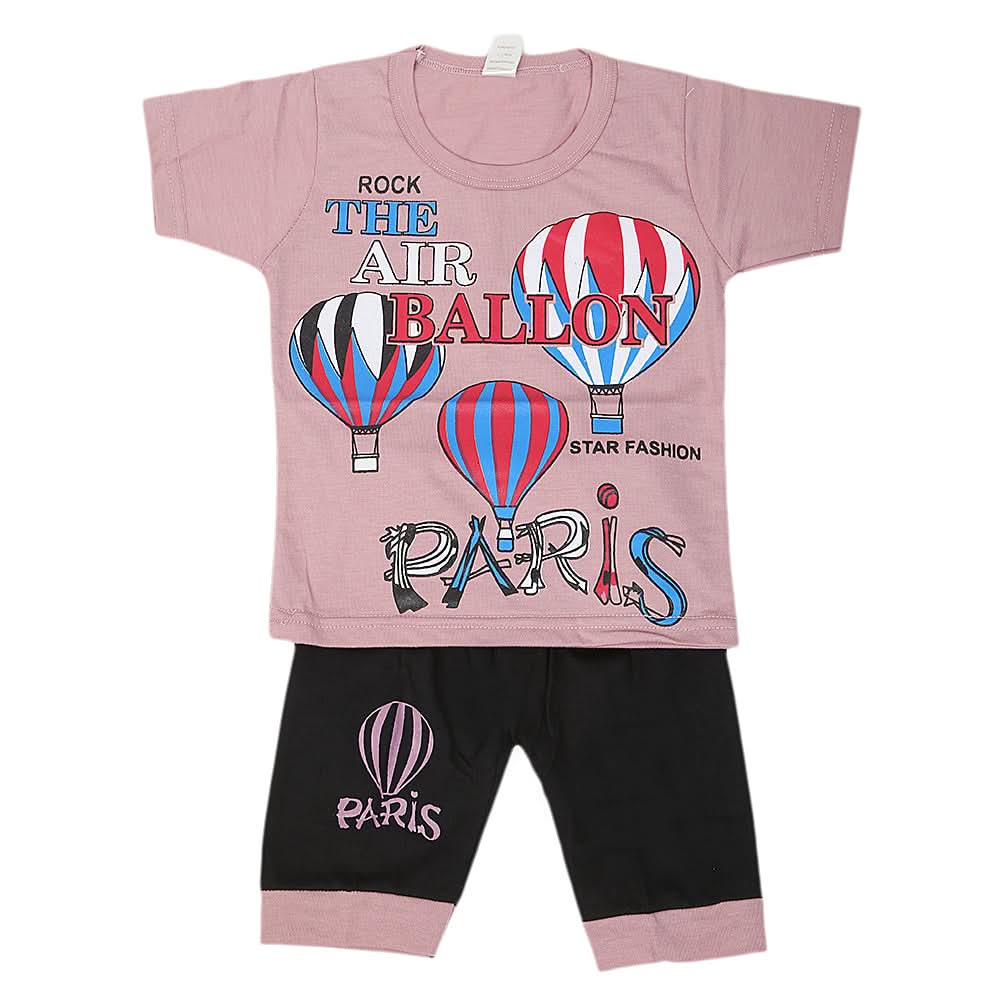 Boys Short Half Sleeves Suit - Light Purple, Kids, Boys Sets And Suits, Chase Value, Chase Value