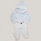 Newborn Unisex Full Sleeves Romper - Blue, Kids, NB Boys Rompers, Chase Value, Chase Value