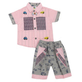 Newborn Boys Half Sleeves Suit - Pink, Kids, Newborn Boys Sets And Suits, Chase Value, Chase Value