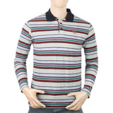 Men's Yarn Dyed Full Sleeves Polo T-Shirt - Multi, Men, T-Shirts And Polos, Chase Value, Chase Value