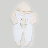 Newborn Unisex Full Sleeves Romper - Fawn, Kids, NB Boys Rompers, Chase Value, Chase Value
