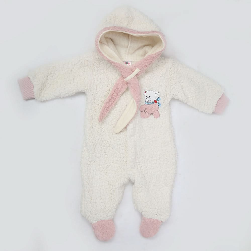 Newborn Unisex Full Sleeves Romper - Fawn, Kids, NB Boys Rompers, Chase Value, Chase Value