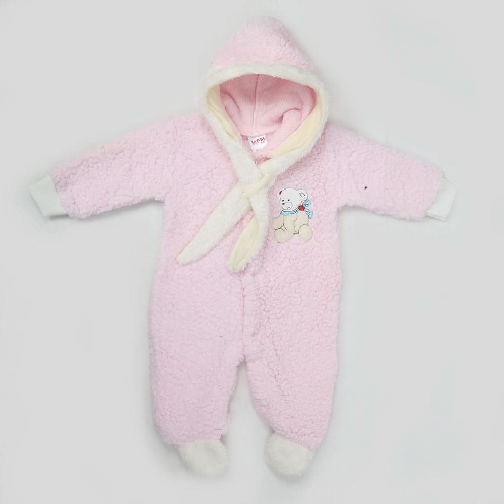 Newborn Unisex Full Sleeves Romper - Pink, Kids, NB Boys Rompers, Chase Value, Chase Value
