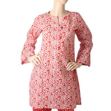 Mahnoor Printed Un-Stitched 1pcs Cotton Kurti - 11, Women, Unstitched Kurti, United Textiles, Chase Value