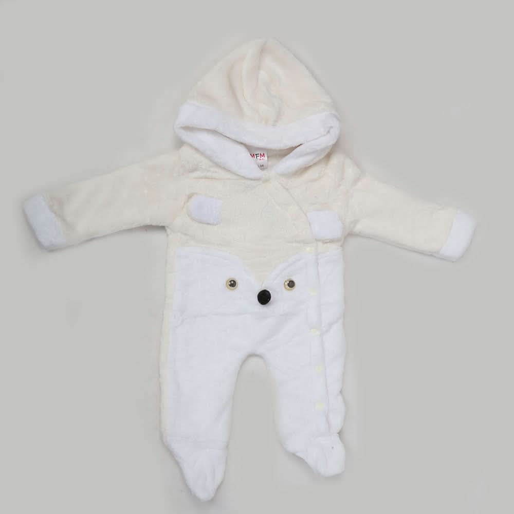 Newborn Unisex Full Sleeves Romper - Fawn, Kids, NB Boys Rompers, Chase Value, Chase Value