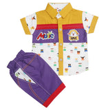 Newborn Boys Half Sleeves Suit - Mustard, Kids, Boys Sets And Suits, Chase Value, Chase Value