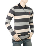 Men's Yarn Dyed Full Sleeves Polo T-Shirt - Multi, Men, T-Shirts And Polos, Chase Value, Chase Value