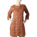 Mahnoor Printed Un-Stitched 1pcs Cotton Kurti - 16, Women, Unstitched Kurti, United Textiles, Chase Value