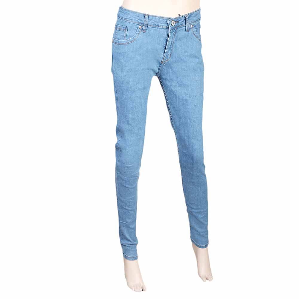 Women's Denim Pant - Light Blue, Women, Pants & Tights, Chase Value, Chase Value