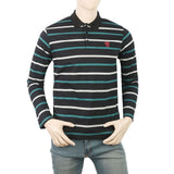 Men's Yarn Dyed Full Sleeves Polo T-Shirt - Multi, Men, T-Shirts And Polos, Chase Value, Chase Value