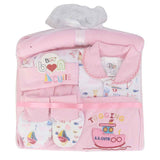 Newborn Gift Sets 6 Pcs Hanger - Pink, Kids, Newborn Gift Set, Chase Value, Chase Value