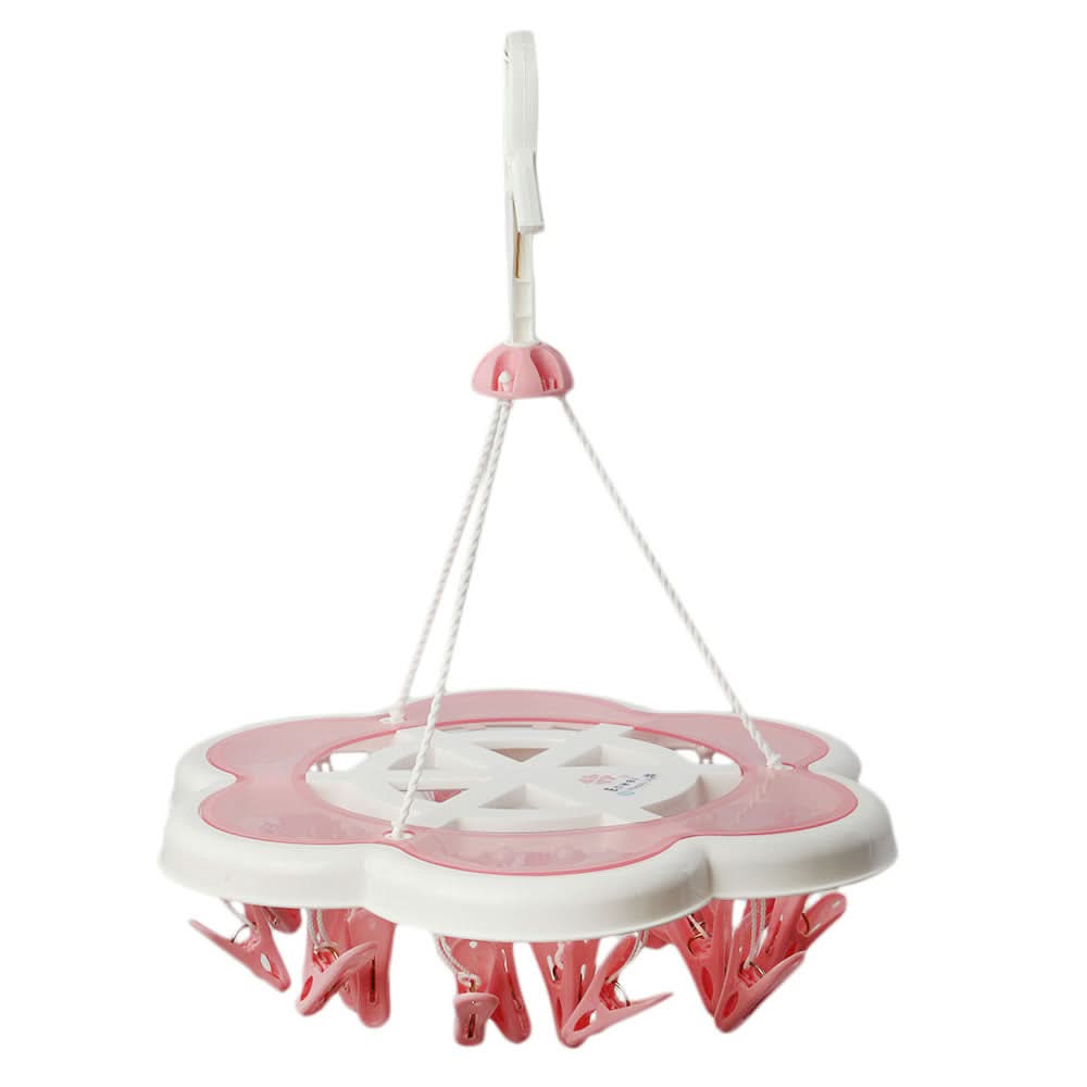 Cloth Hanger 24 Pcs - Pink, Baby Care, Chase Value, Chase Value