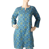 Mahnoor Printed Un-Stitched 1pcs Cotton Kurti - 06, Women, Unstitched Kurti, United Textiles, Chase Value