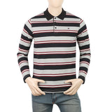 Men's Yarn Dyed Full Sleeves Polo T-Shirt - Multi, Men, T-Shirts And Polos, Chase Value, Chase Value