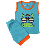 Newborn Sando Suit - Sky Blue, Kids, NB Boys Sets And Suits, Chase Value, Chase Value