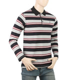Men's Yarn Dyed Full Sleeves Polo T-Shirt - Multi, Men, T-Shirts And Polos, Chase Value, Chase Value