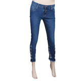 Women's Denim Pant - Blue, Women, Pants & Tights, Chase Value, Chase Value