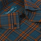 Men's Formal Check Shirt - Brown, Men's Shirts, Chase Value, Chase Value