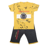 boys half sleeves short Suit 20-22 1211 - mustard, Kids, Boys Sets And Suits, Chase Value, Chase Value