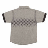 Boys Printed Shirt Half Sleeves - Grey, Kids, Boys Sets And Suits, Chase Value, Chase Value