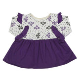 Newborn Girls Frock - Dark Purple, Newborn Girls Frocks, Chase Value, Chase Value